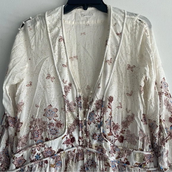 Poupette St Barth White Dress with Multicolor Floral Print 33341 - Picture 4 of 7